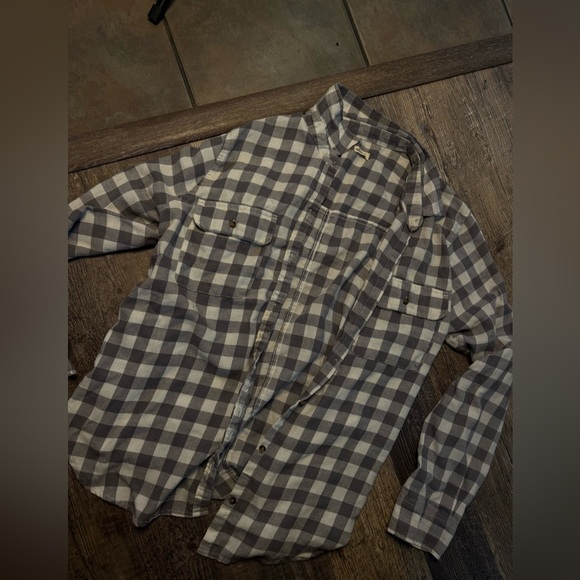 Hollister Other - Hollister Women’s Grey and White Plaid Flannel